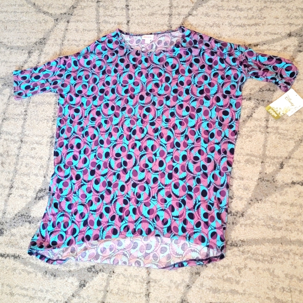 BNWT LuLaRoe Disney Jack Skellington Irma small